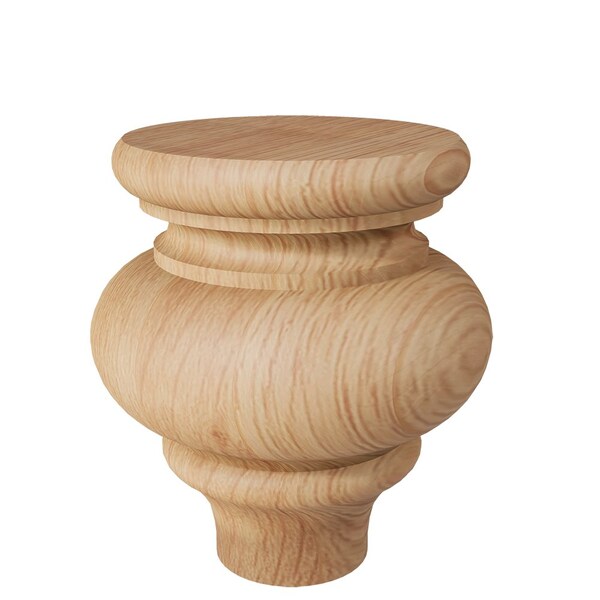 Designs Of Distinction Country French Bun Foot - Red Oak 01702510AK1 - main